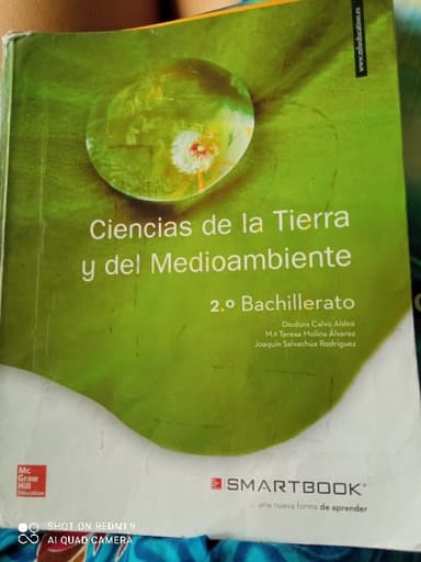 ciencias de la tierra y del medio ambiente 2o de bachillerato