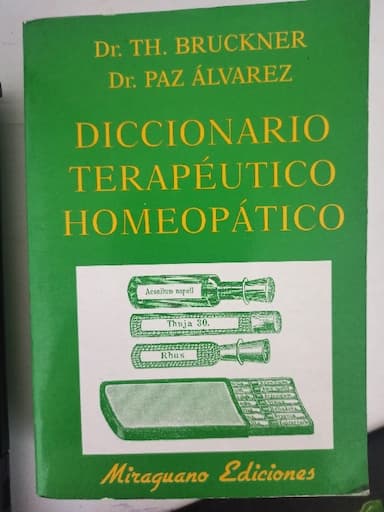 Diccionario Terapéutico Homeopático