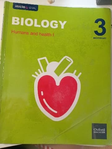 Biology humans and health 3 ESO