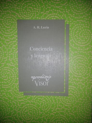 Conciencia y lenguaje. - 3. edición.
